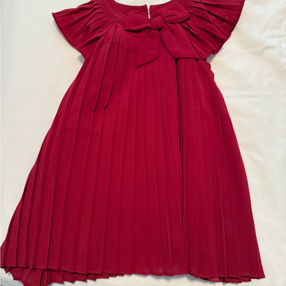 Mud Pie holiday/christmas chiffon dress 12-18 months